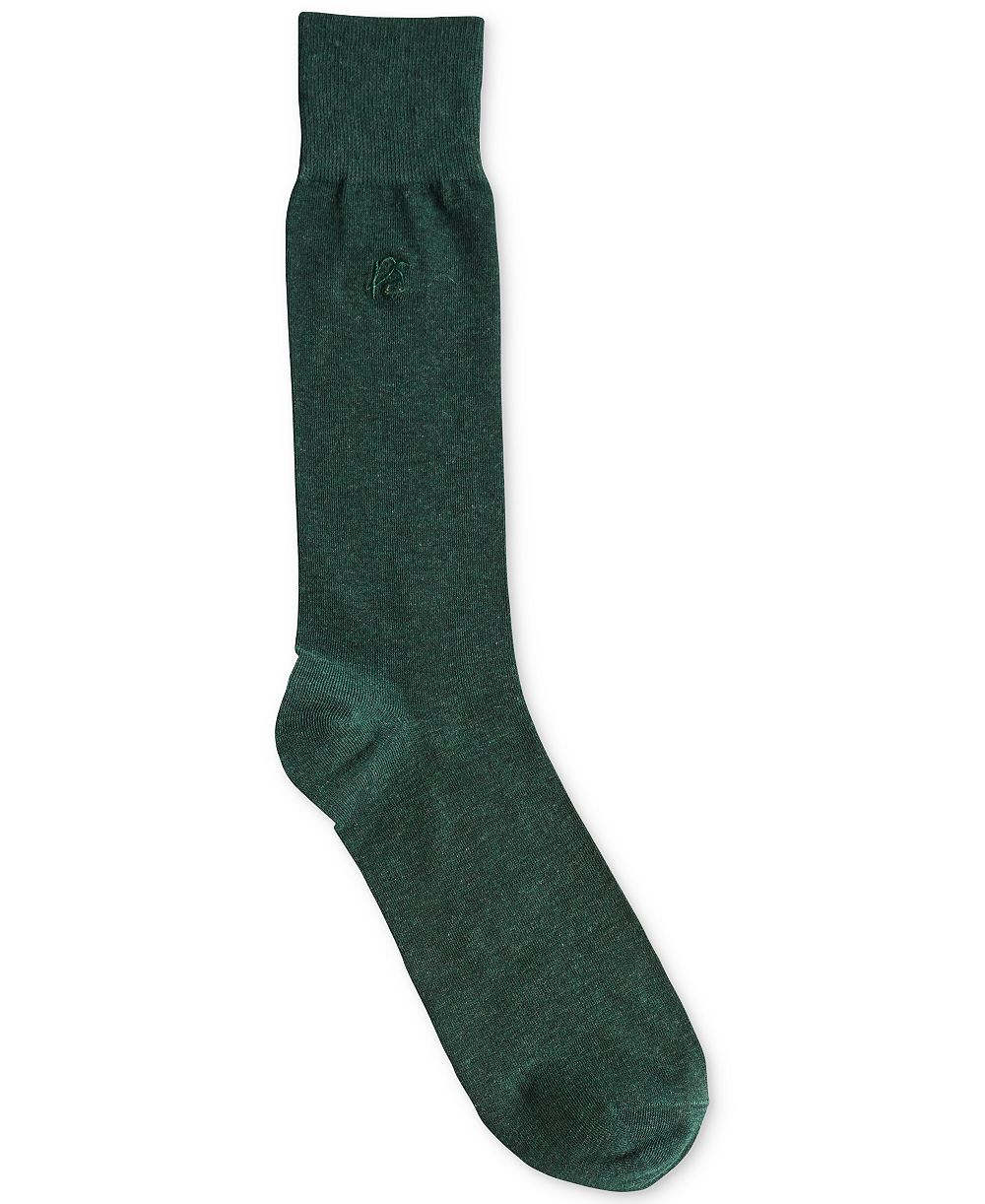Perry Ellis Portfolio Men's Heathered Patterned Socks