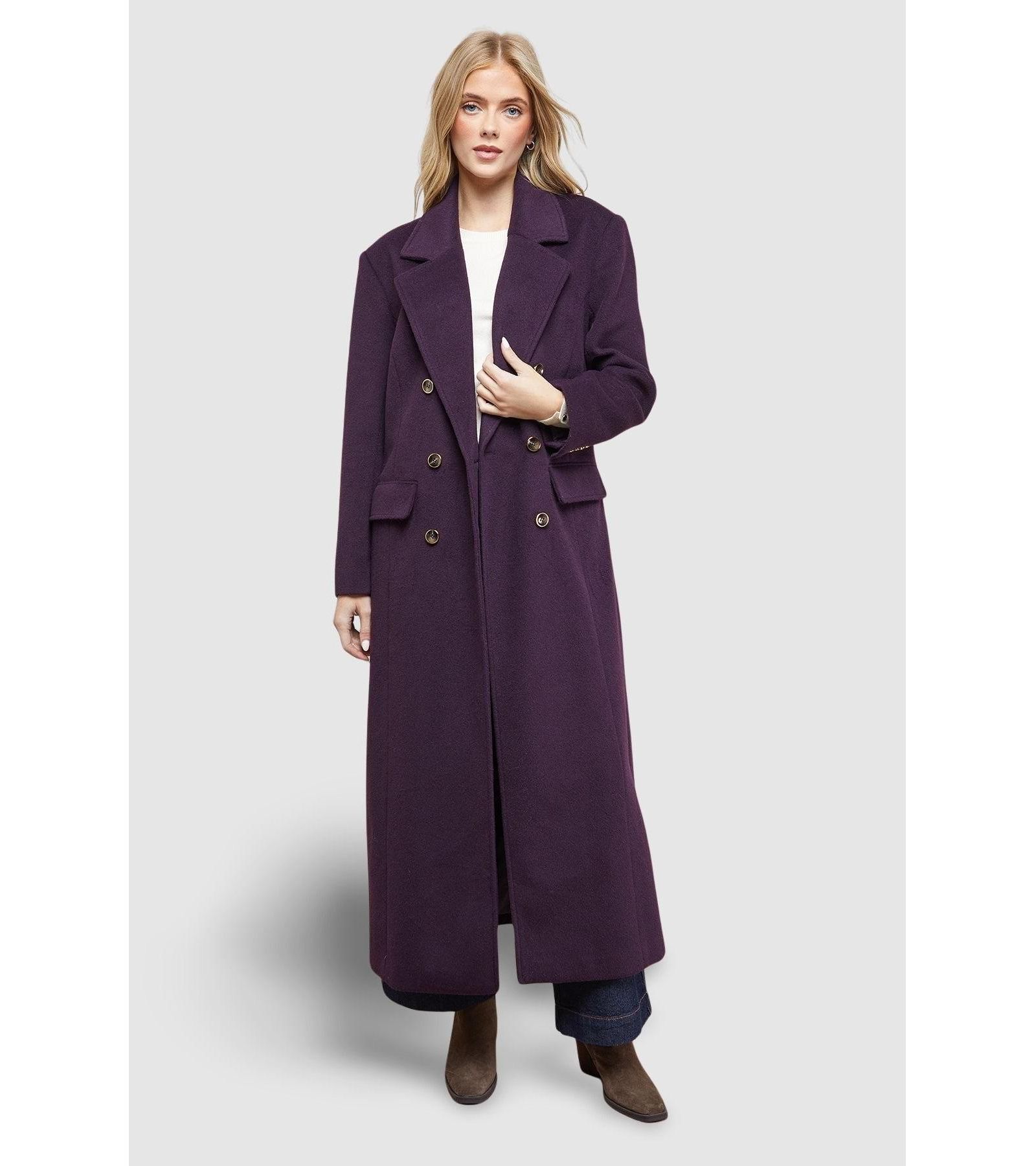 Женское приталенное пальто Oasis Maxi Tailored