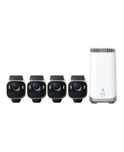 eufy Security eufyCam S3 Pro комплект из 4 камер, 4K, беспроводная
