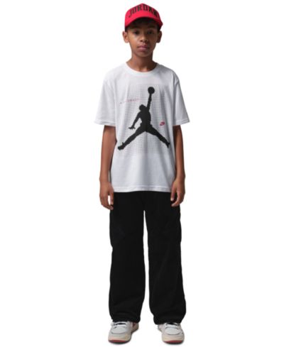 Детская футболка Jordan Jumpman Grid Blur Crewneck, размер 8-20