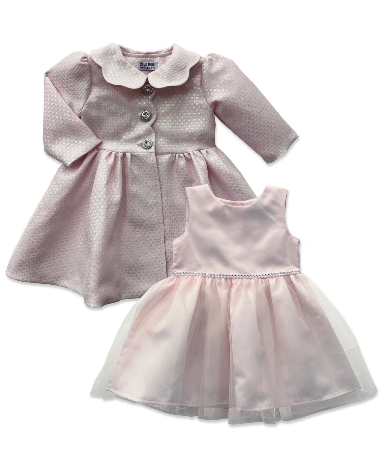 Комплект из пальто и платья Blueberi Boulevard Brocade, 2-Piece Set