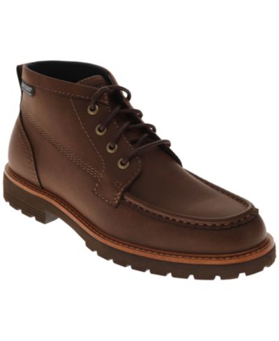 Dockers Men's Weston Lightweight Lugged Lace-Up Moc-Toe Boots
