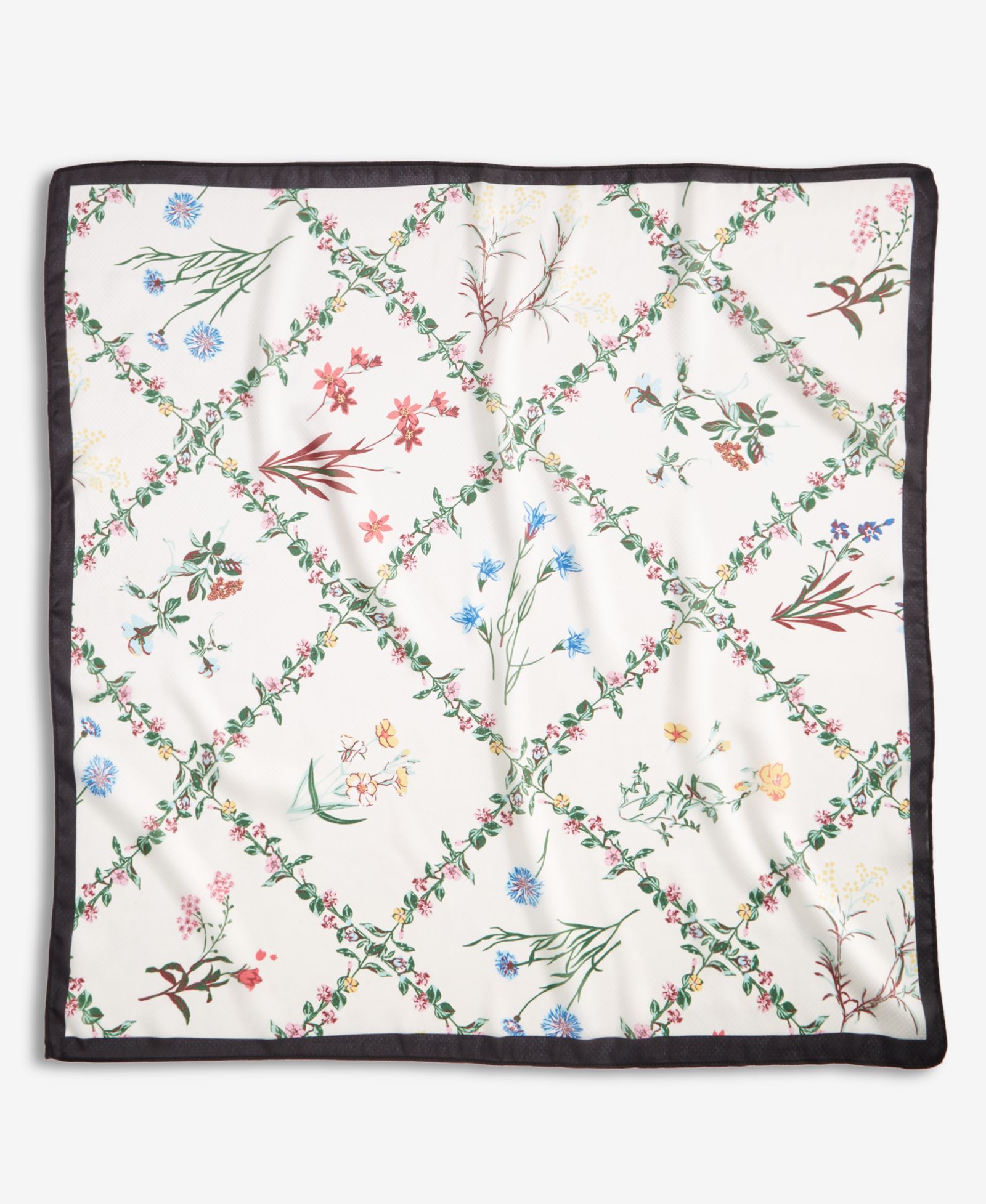 I.N.C. International Concepts Diamond Garden Floral Square Scarf, Macy's Exclusive