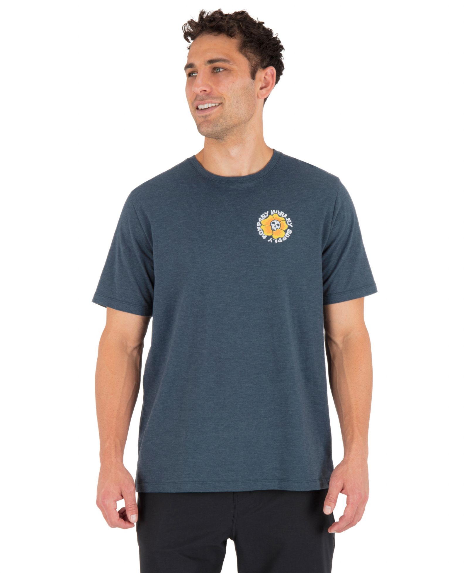 Hurley Men's Regular-Fit Dead Shred Slub T-Shirt