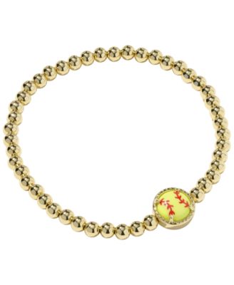 Kendra Scott браслет Softball Stretch с позолотой 14k