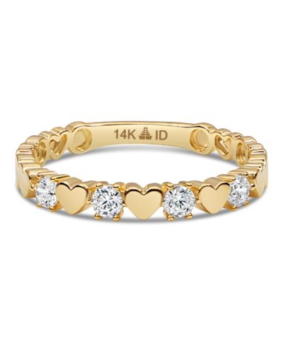 Devata Sweet Heart Ring in 14K Gold