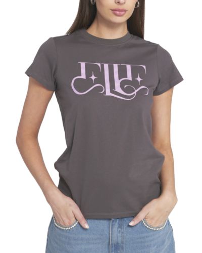 ELLE Collection Women's Magical Logo Graphic Tee T-Shirt