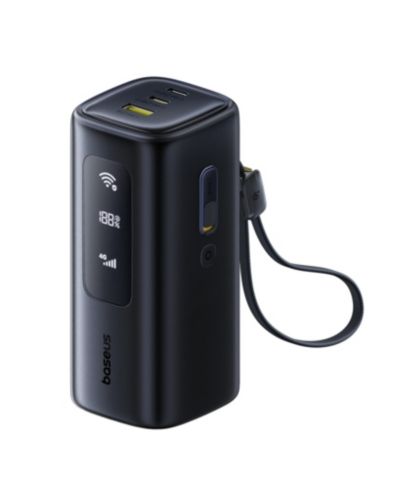 Baseus EnerGeek GX11 20000mAh 67W Fast Charging 2-in-1 Mobile Hotspot & Power Bank for Smartphone, Tablet, Laptop, and Smartwatch