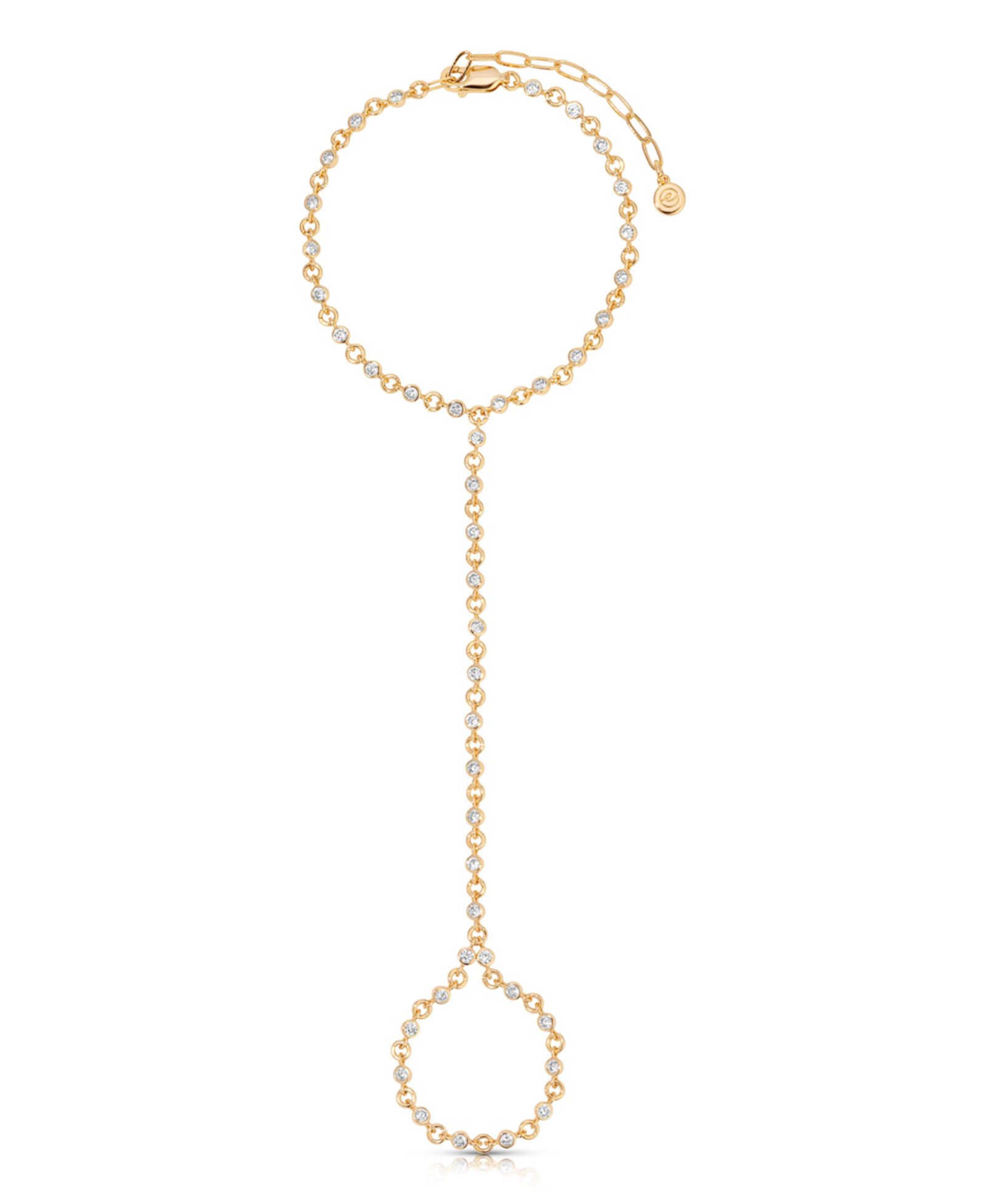 Цепочка на руку ETTIKA Crystal Dotted Hand Chain