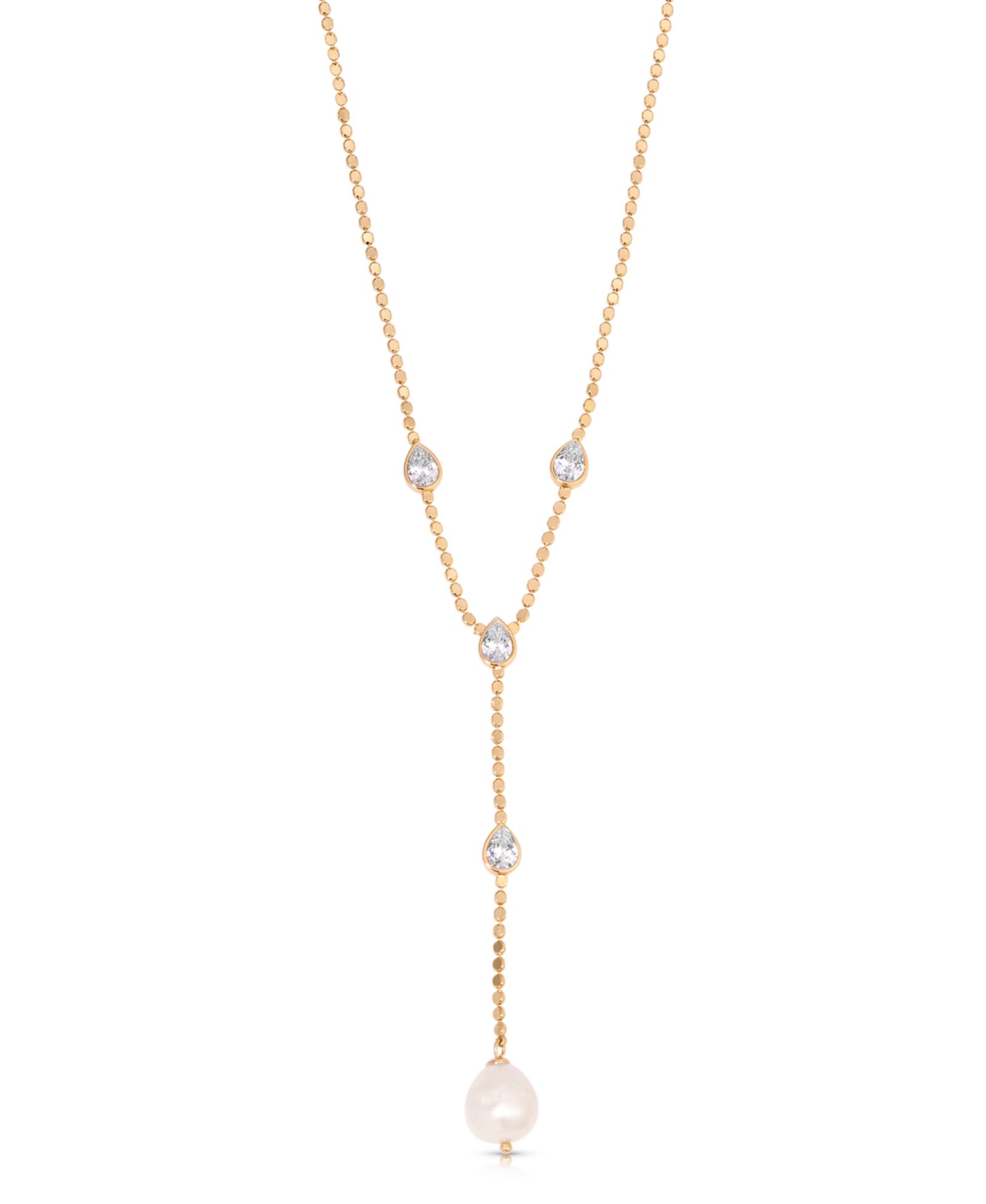 Колье ETTIKA Dripping Crystal Lariat Necklaces