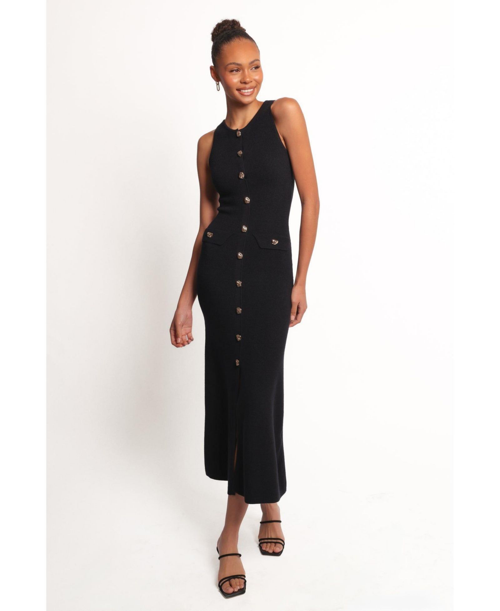 Petal and Pup Women's Aspen Button Up Knit Dress