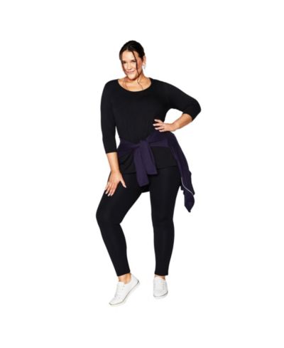Женские брюки Avenue из ткани Ponte, Plus Size