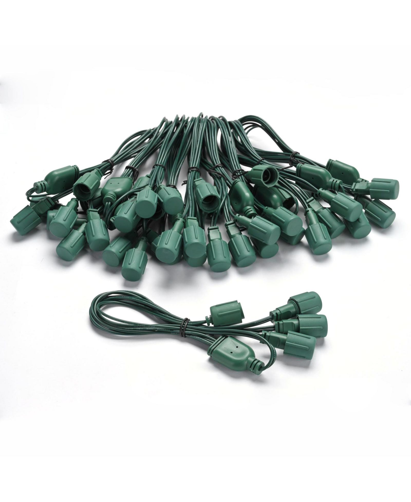 DELight 10PCS 2.5Ft Extension Cord Y-Splitter 3 Way Waterproof IP65 Connector for DELight Outdoor String Lights Decor