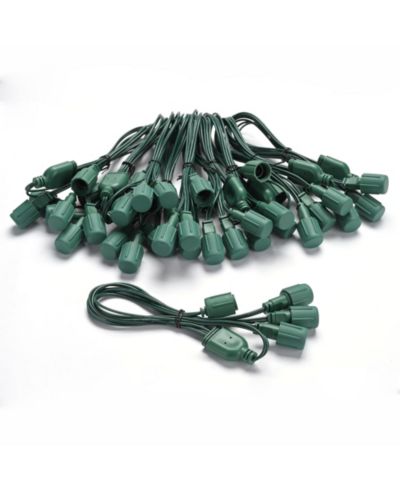 Удлинитель DELight 10PCS 2.5Ft Y-Splitter 3 Way Waterproof IP65 Connector для уличных гирлянд