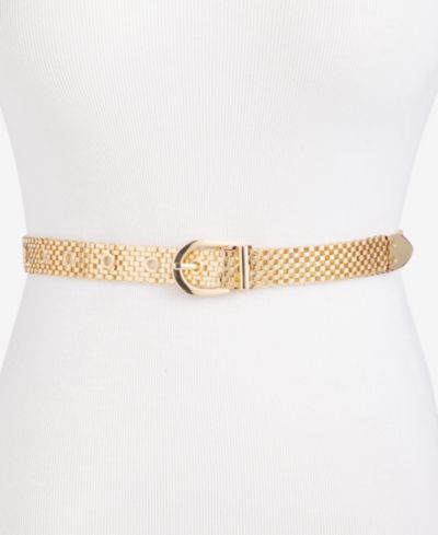 I.N.C. International Concepts Mesh Chain Belt, Macy's Exclusive