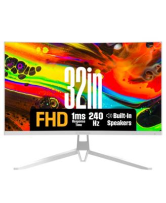 Игровой изогнутый монитор Westinghouse 32", 240Hz, 1080p, 1500R, AMD FreeSync, со встроенными динамиками, белый