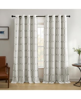 Elrene Home Fashions штора Kaiden Geometric Room Darkening