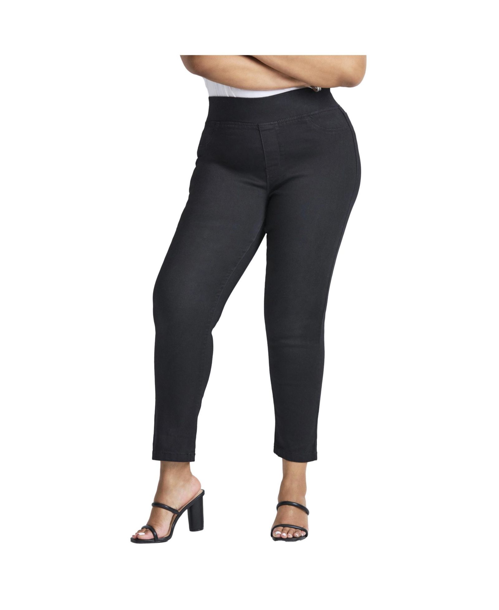 Женские джинсы AVENUE Petite Butter Denim Pull-On High Rise