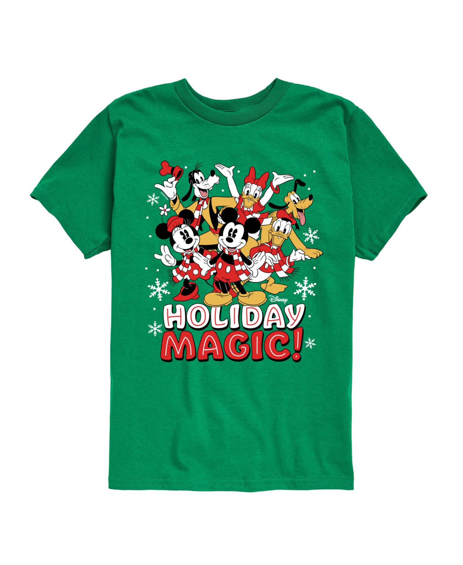 Disney Детская футболка Mickey and Friends Holiday Magic, короткий рукав