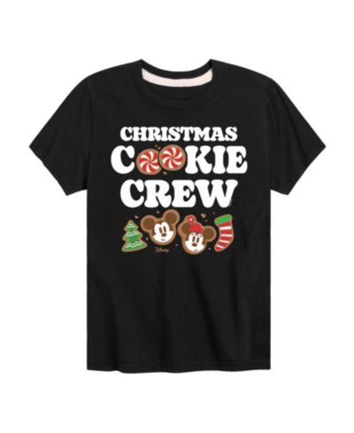 Disney Детская футболка с принтом Mickey and Minnie Christmas Cookie Crewneck