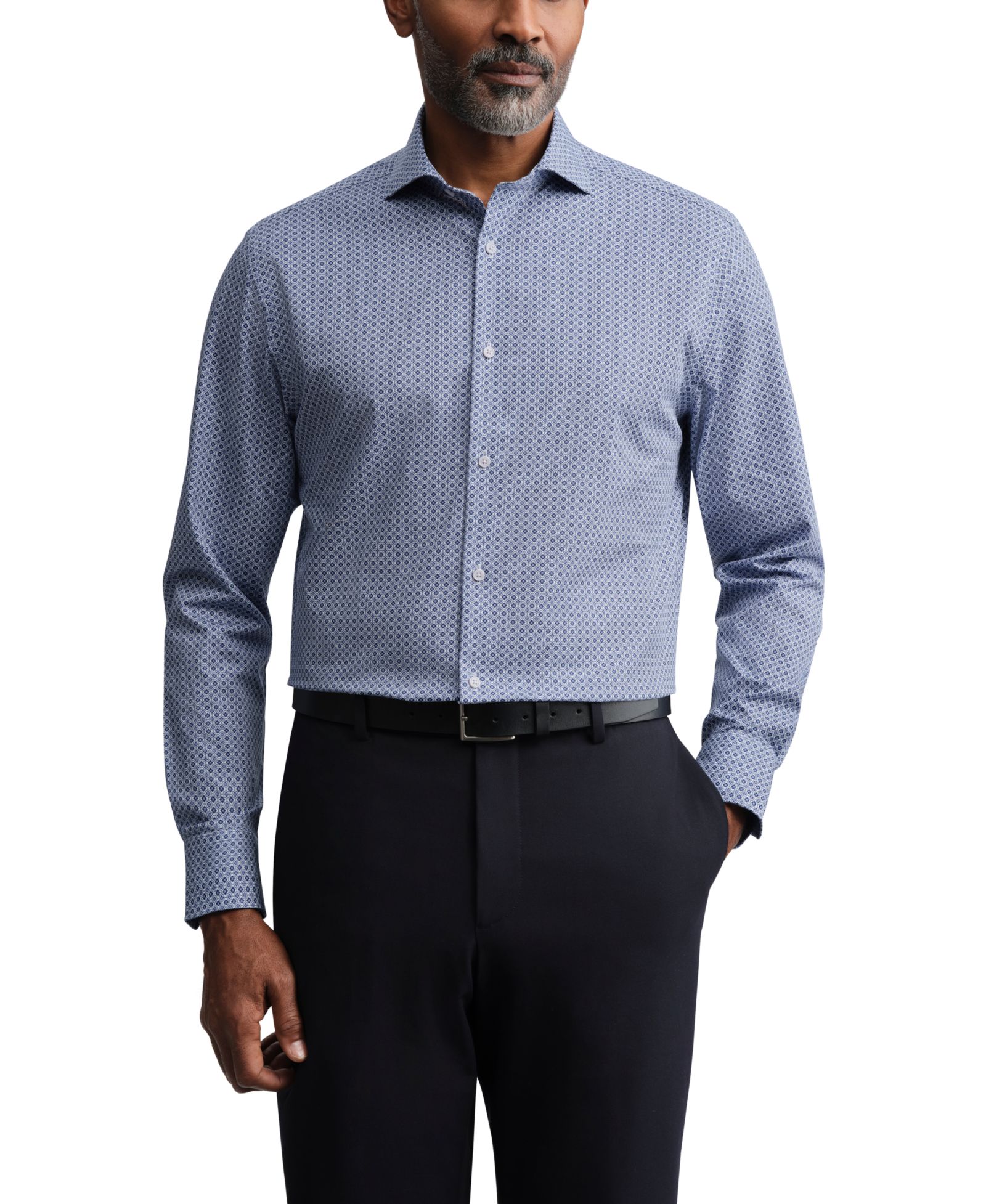 Ted Baker London Men's Premium 4-Way Stretch Slim-Fit Dress Shirt