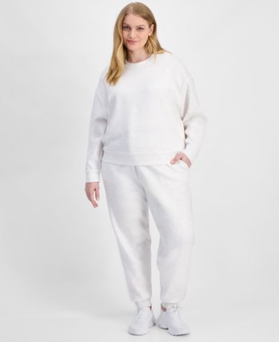 And Now This Trendy Plus Size High Rise Drawstring Jogger Pants, Macy's Exclusive