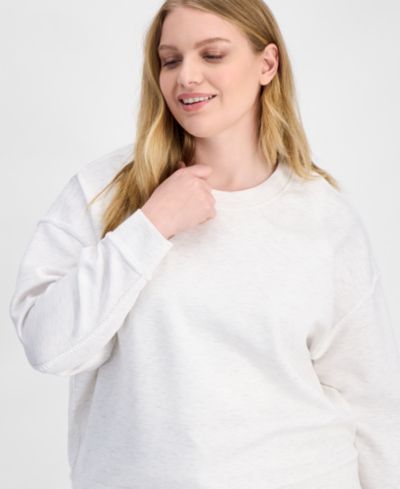 And Now This свитшот Plus Size с длинным рукавом и декоративной строчкой
