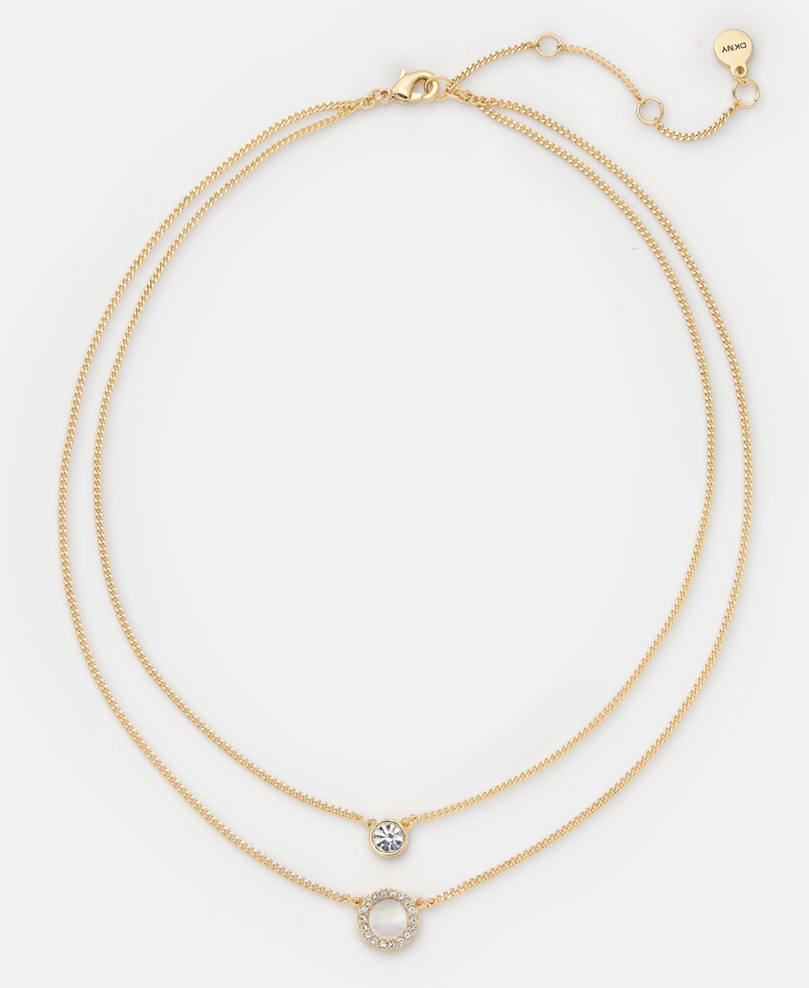 Ожерелье DKNY Mother of Pearl Inlay Double Row