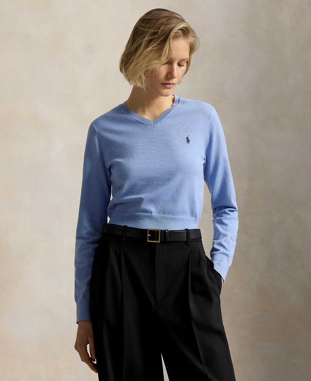 Polo Ralph Lauren Women's V-Neck Pull-On Sweater