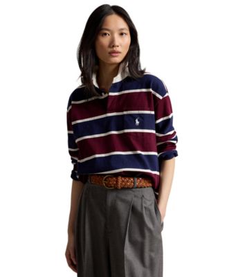 Polo Ralph Lauren Women's Oversized Cotton Rugby Shirt