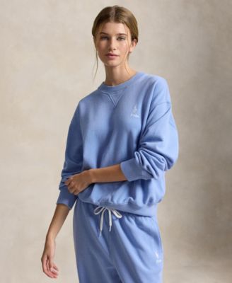 Polo Ralph Lauren Женский флисовый свитшот Island Fleece Crewneck с длинным рукавом