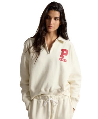 Polo Ralph Lauren Женский свитшот Varsity Quarter-Zip