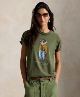 Polo Ralph Lauren Women's Vintage Cotton Jersey Crewneck T-Shirt