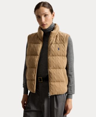Женский жилет Polo Ralph Lauren Carly Cable-Knit Wool-Cashmere без рукавов