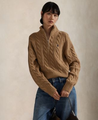 Polo Ralph Lauren Women's Wool Cashmere Long-Sleeve Sweater