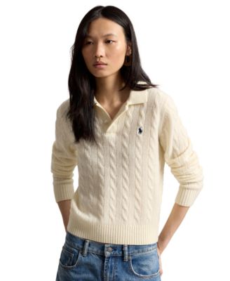 Женский вязаный свитер Polo Ralph Lauren Cable-Knit