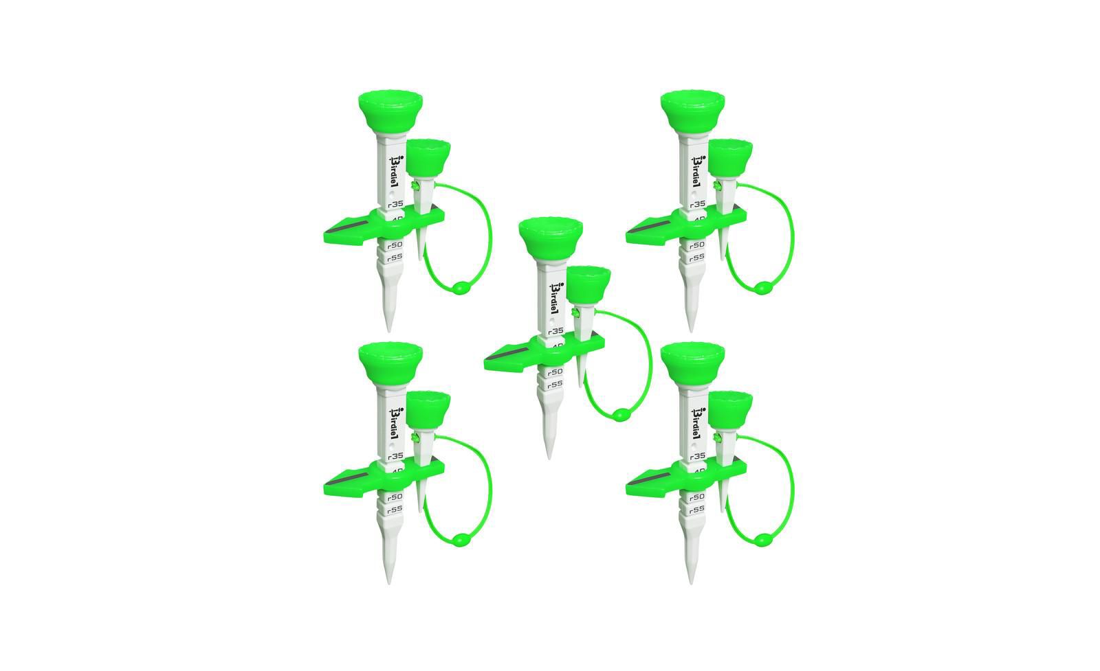 Умные гольф-ти 5 шт. Birdie1 Smart Golf Tees (Long Tees + Short Tees)