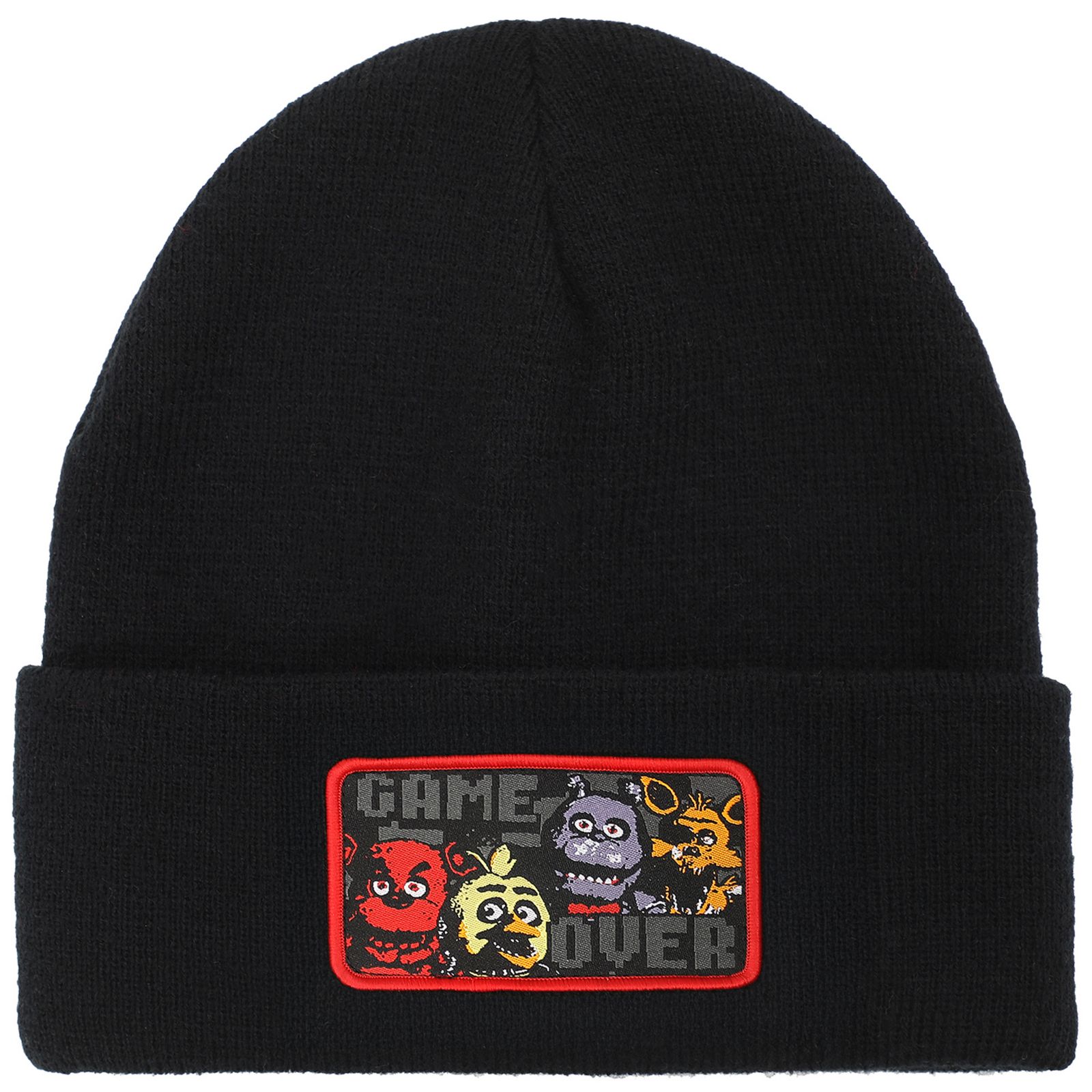 Five Nights at Freddy's Men's Game Over Black Knit Cap