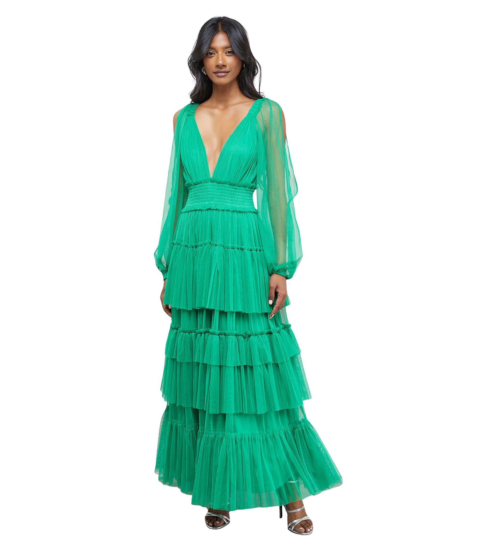 Макси-платье Warehouse Women's Cinched Waist