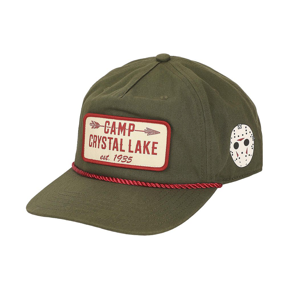 Мужская кепка snapback Friday The 13th Camp Crystal Lake Green Retro Grandpa