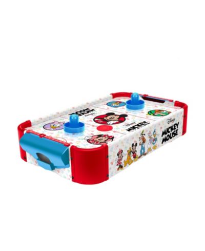 World Tech Toys Mickey Mouse Electronic Tabletop Air Hockey Wood