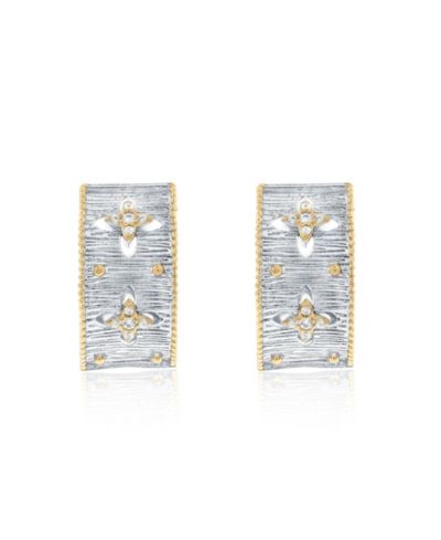 Серьги-кольца Suzy Levian New York с кубическим цирконием
