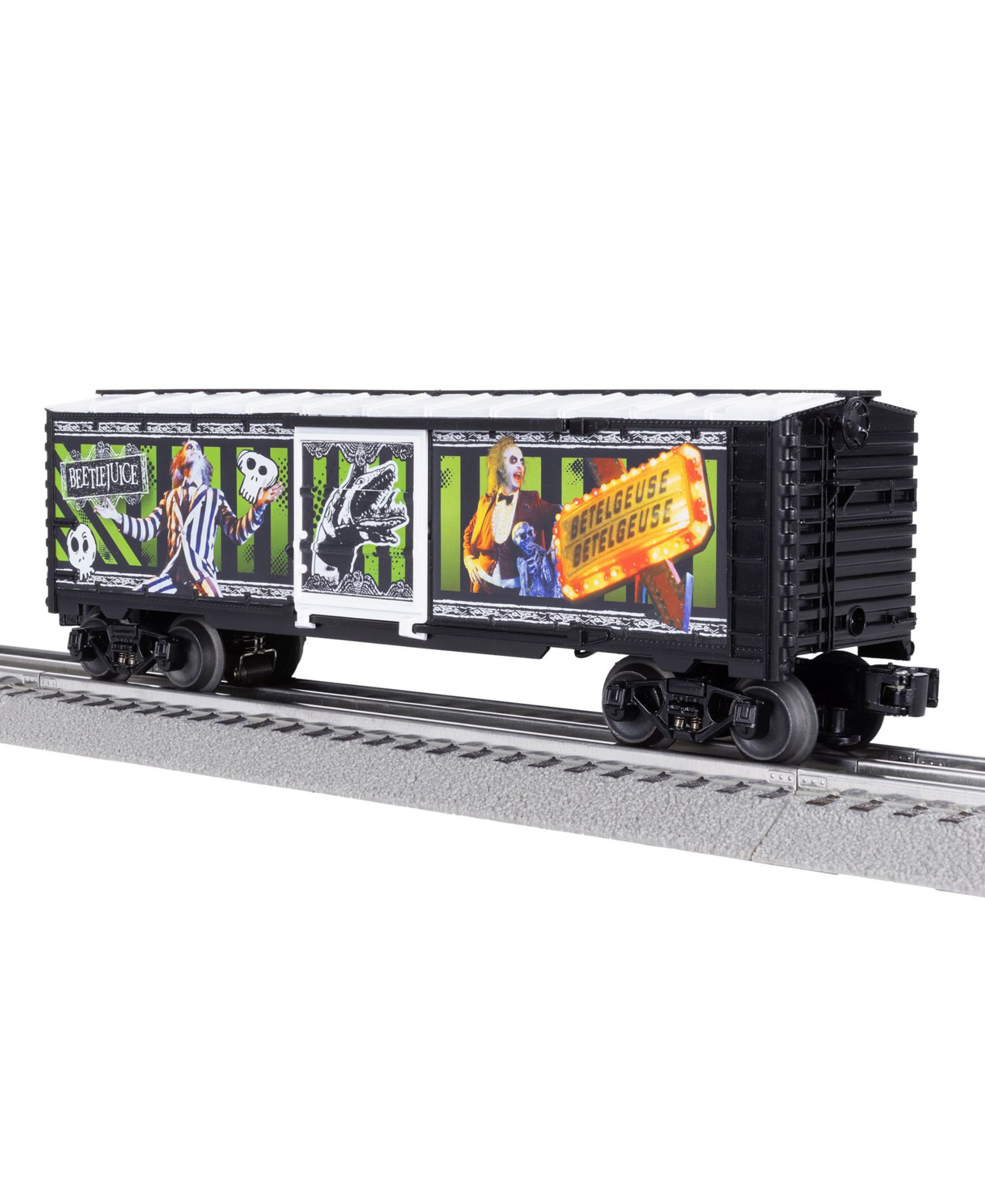 Lionel Модель поезда Beetlejuice 1988 Illuminated O Gauge Boxcar