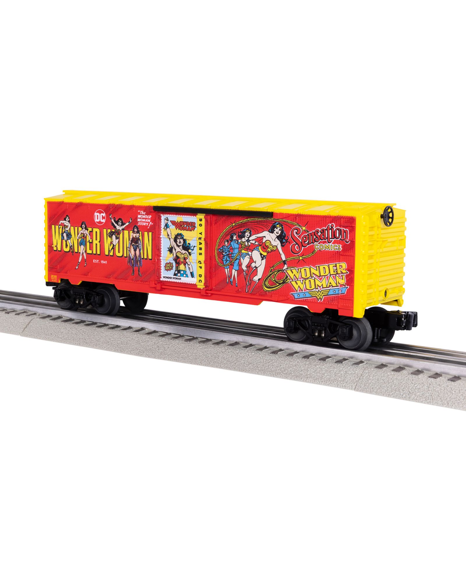 Модель вагона поезда Lionel DC Comics Wonder Woman and DC O Gauge