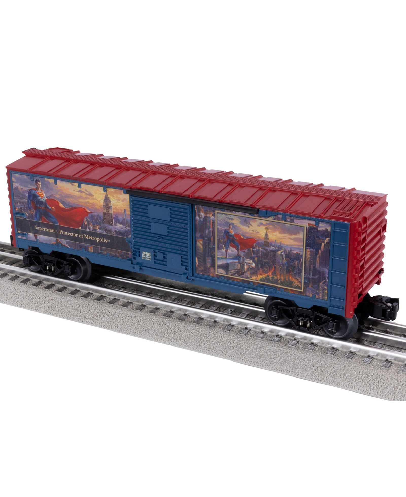 Модель грузового вагона Lionel Thomas Kinkade Studios DC Superman Protector of Metropolis O Gauge