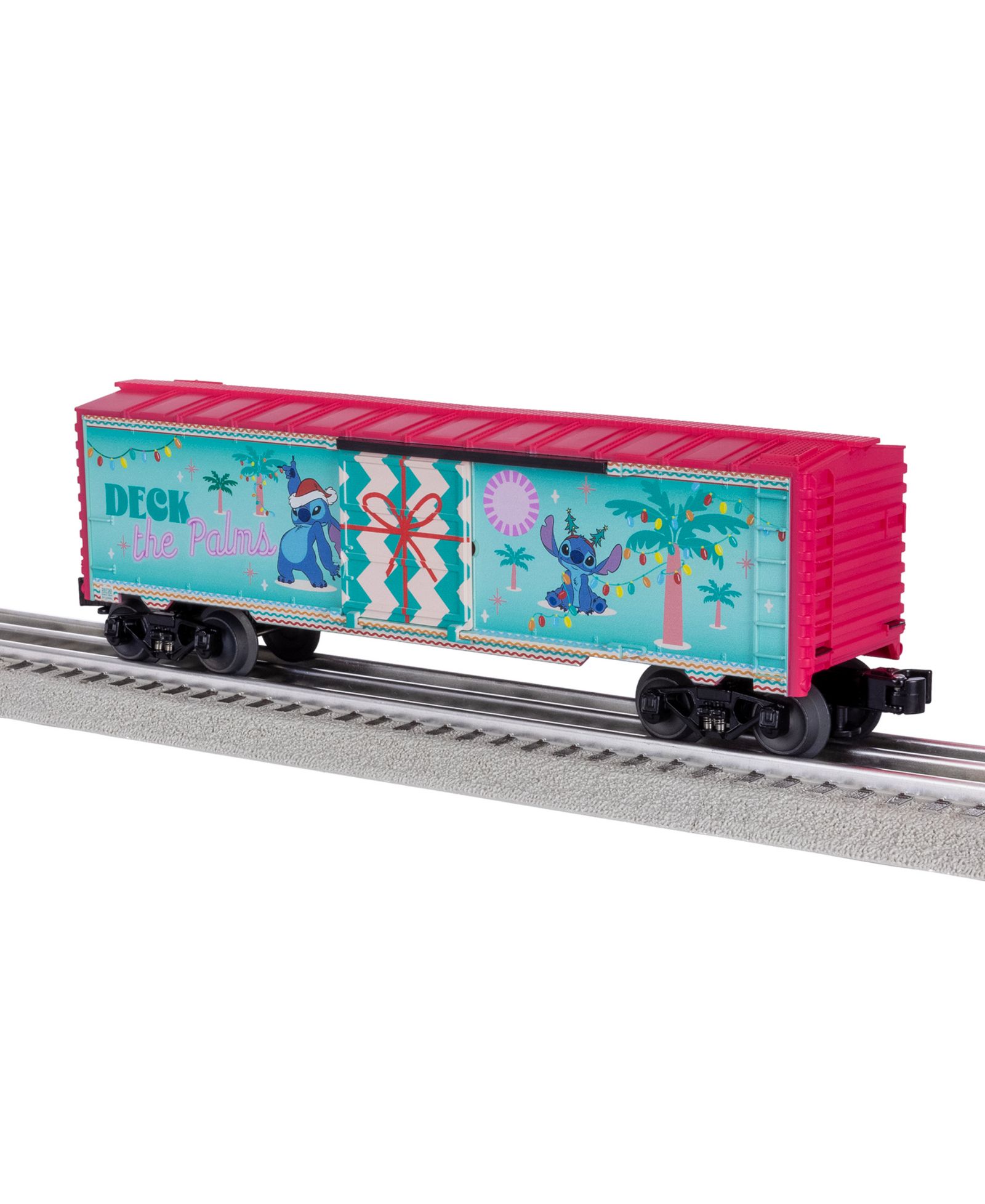 Модельная модельный вагон поезда Lionel Disney Stitch Christmas Winter Sunset O Gauge