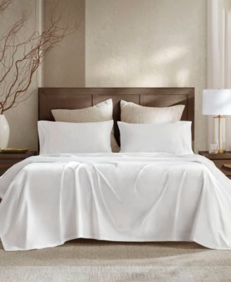 Harbor House Sateen 400-Thread Count Cotton 4-Pc. Sheet Set, Queen