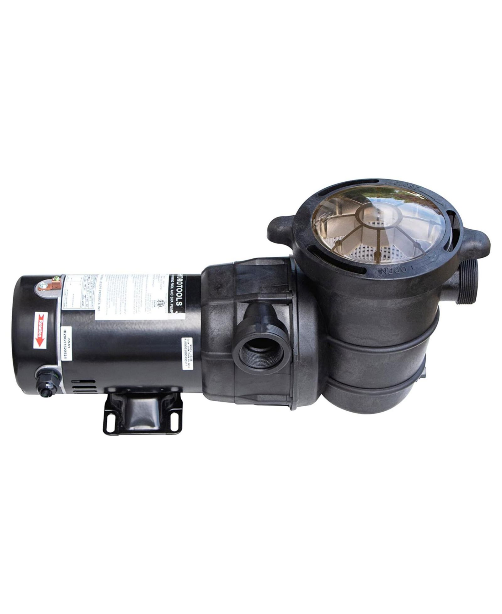 Горизонтальный насос Swimline HydroTools Hydro Flo 1.0 HP 5280 GPH 3450 RPM с горизонтальным выбросом