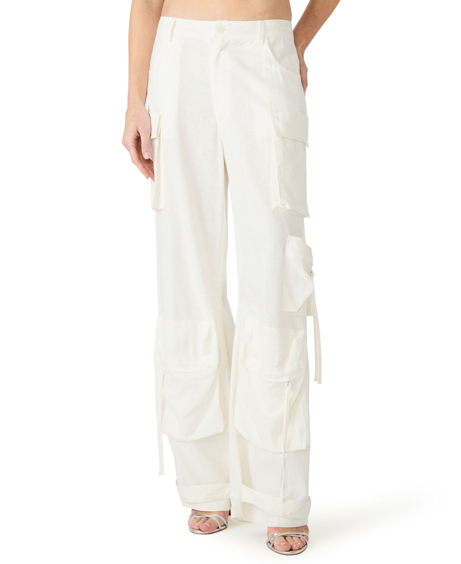 Steve Madden Women's Linen-Blend Duo Pant