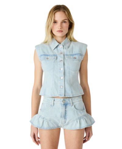 Steve Madden Women's Cassady Denim Top